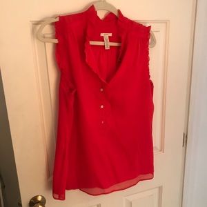 Jcrew women’s sleeveless blouse